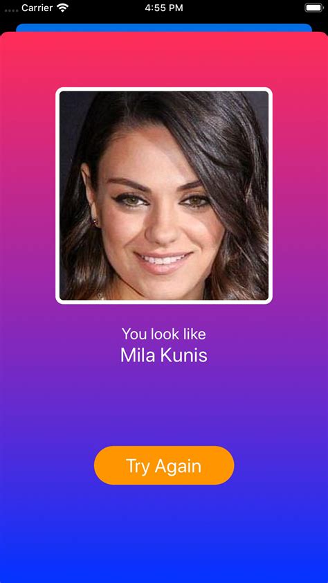 Celebrity look alike dating app